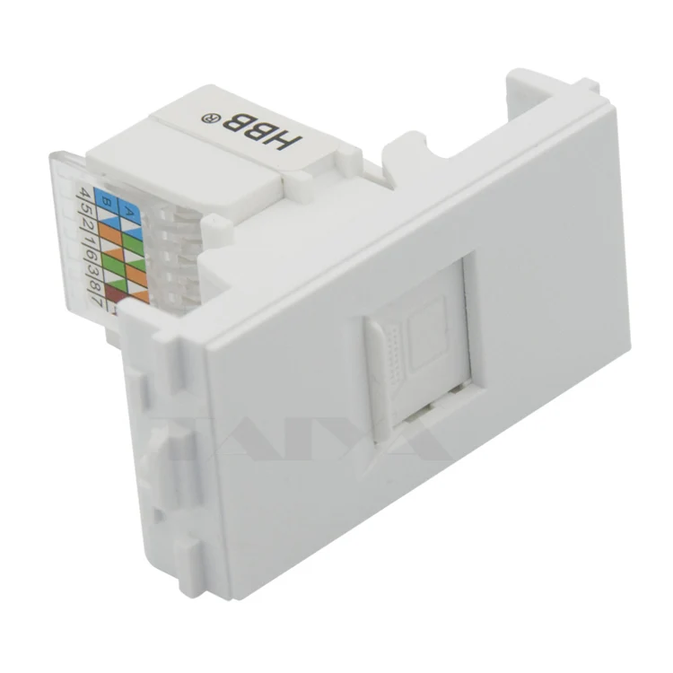 

Соединительная настенная пластина RJ45 CAT5E с крышкой