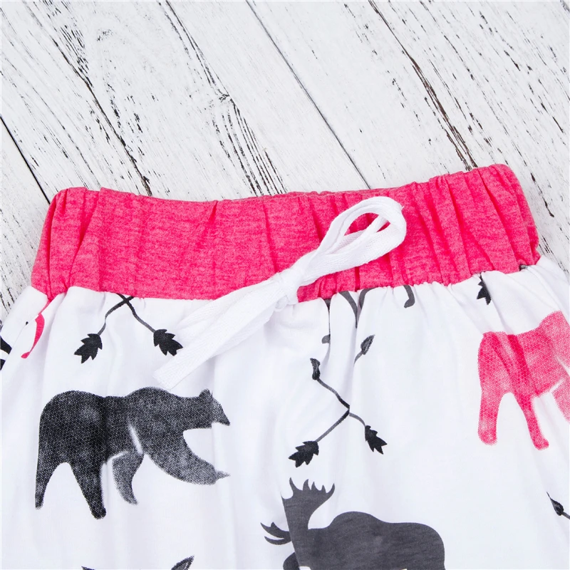 Pudcoco/толстовки с капюшоном принтом оленя и стрелы для новорожденных маленьких