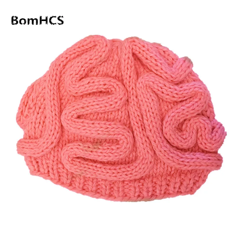 BomHCS смешная крутая зимняя персональная ужасная шерстяная шапка, теплая шапка ручной работы для мужчин и женщин, шапочки, подарки