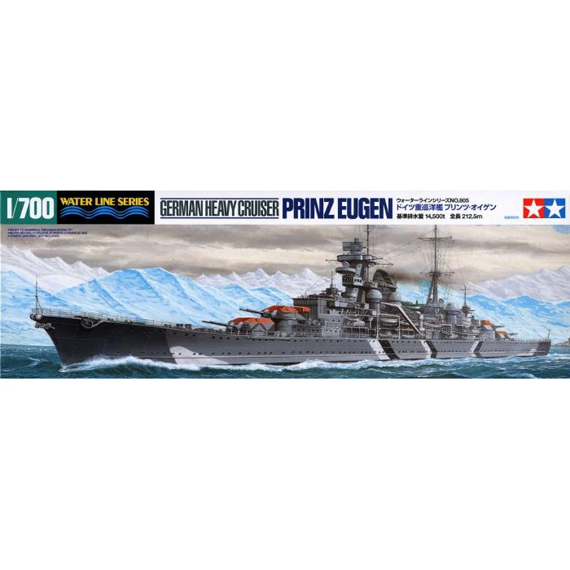 Немецкий тяжелый cruiser PRINZ EUGEN модель хобби Тамия 31805 1:700|Наборы для сборки моделей| |