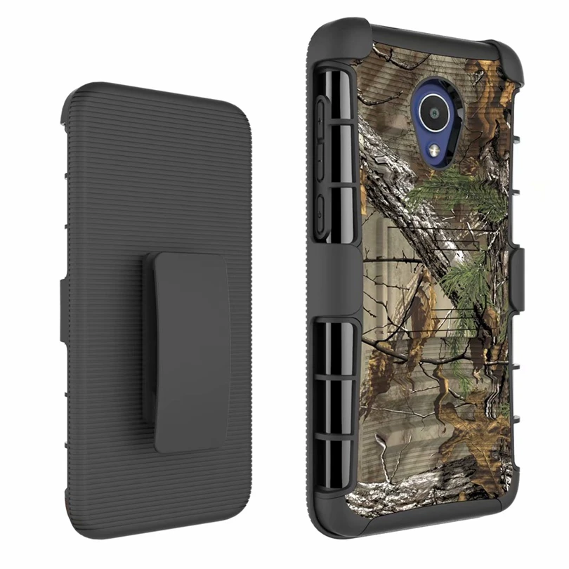 For Alcatel XL Evolve Case Hybrid Heavy Duty 3 in 1 Military Camo Hard Shockproof Belt Clip Stand Cover | Мобильные телефоны и