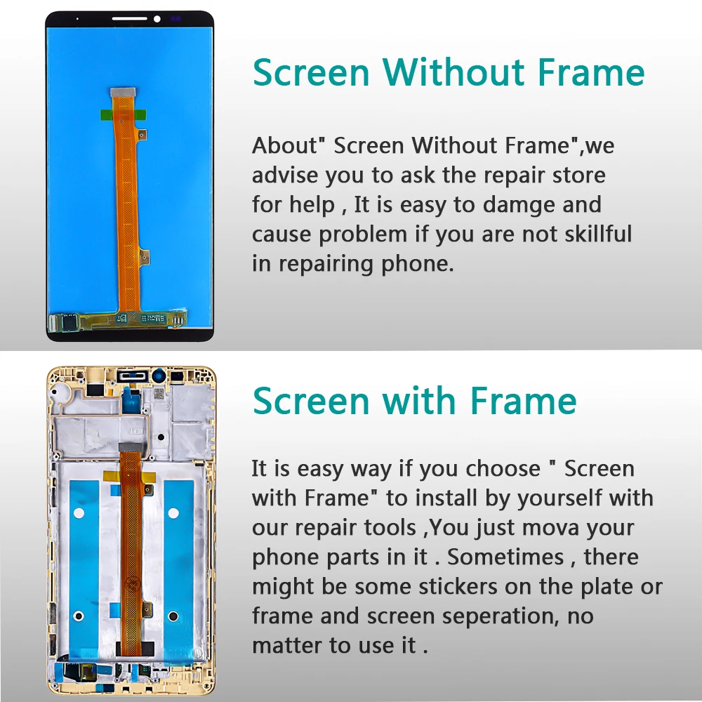 Huawei Mate 7 ЖК дисплей сенсорный экран дигитайзер панель в сборе 6 0 дюймов 1920*1080 рамка