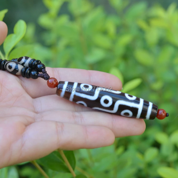 Природа халцедон Тибетский дзи. Амулет из бисера 9 глаза подвесной ожерелье