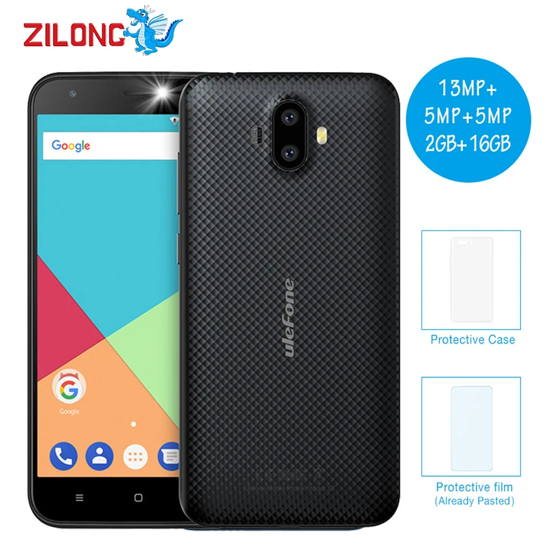 Ulefone S7 Pro 2 ГБ Оперативная память 16 5 0 'ɴ ядра мобильный телефон 3G Android7.0 MTK6580