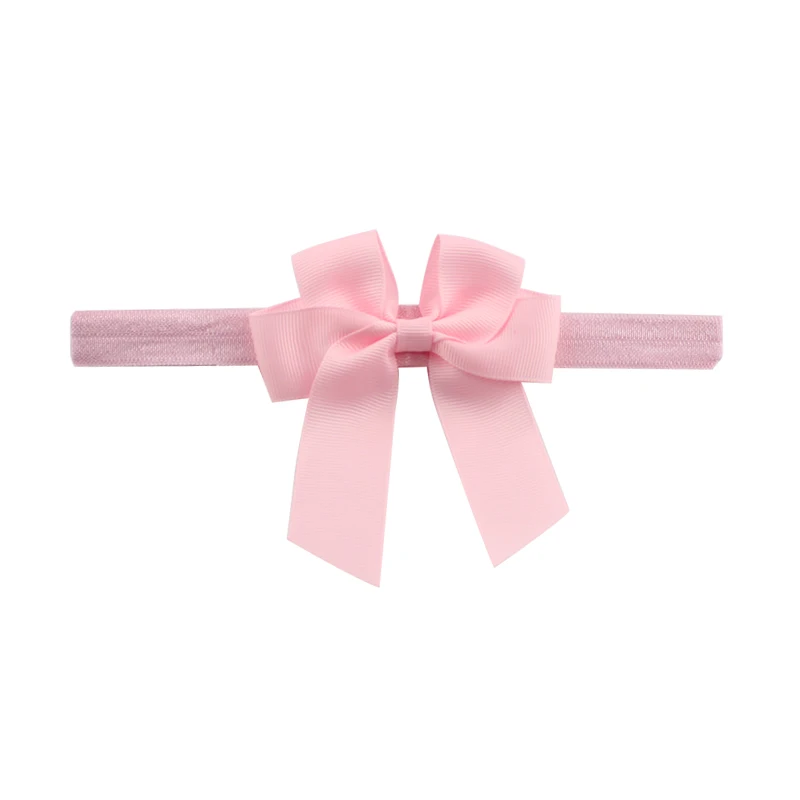 Colors Ribbon Float Headband Solid Candy Color Baby Kids Girls Mini Bowknot Hairband Elastic Hair Accessories | Детская одежда и