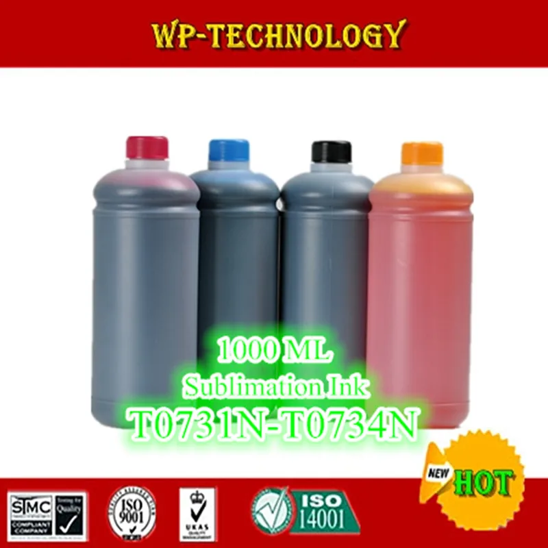 

1L*4 pcs Sublimation ink suit for Epson C79 C110 C92 CX3900 T10 T11 T20 T21 TX111 etc , suit for T0731N - T0734N ,4L Total.