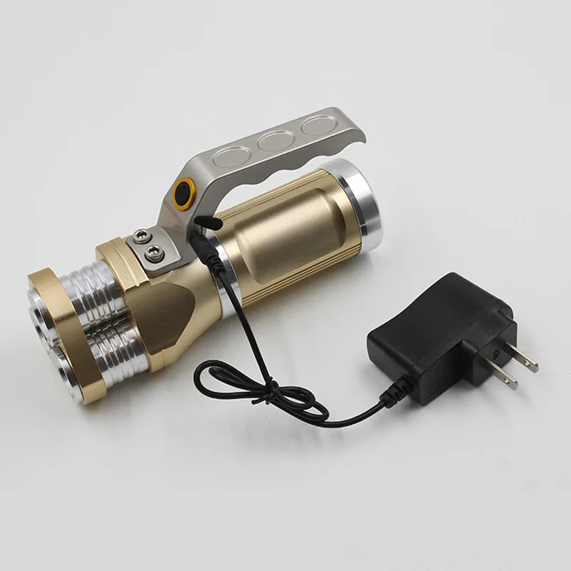 Лучший Мощный USB Перезаряжаемый 3 светодиода фонарик прожектор кемпинг фонарь с