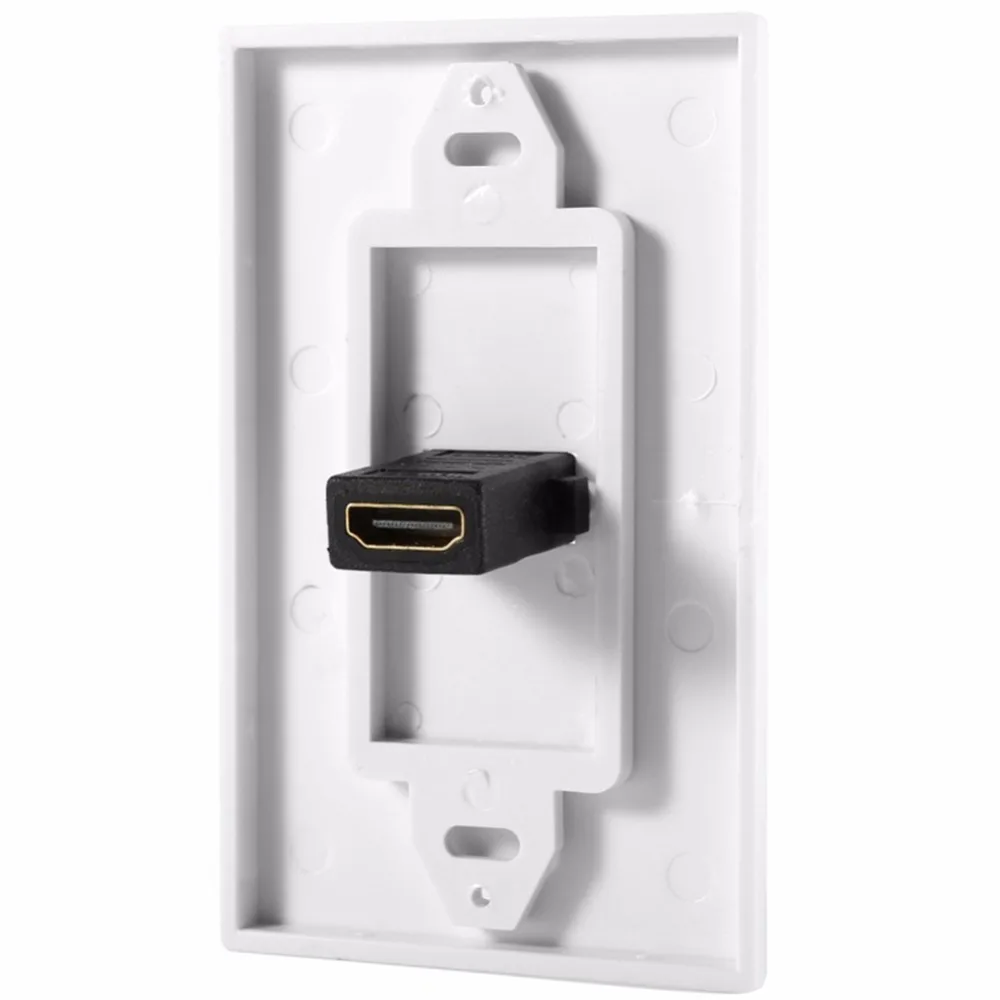 6 дюймовый настенный HDMI кабель со встроенным гибким высокоскоростным кабелем и