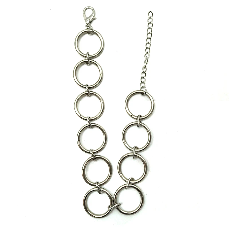 Женское Ожерелье из нержавеющей стали в готическом стиле колье панк ювелирные