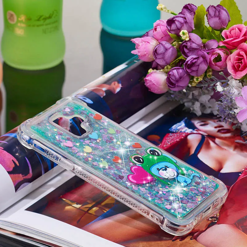 Блестящие чехлы с жидким песком Мягкий силиконовый чехол из ТПУ для Samsung Galaxy A3 A5