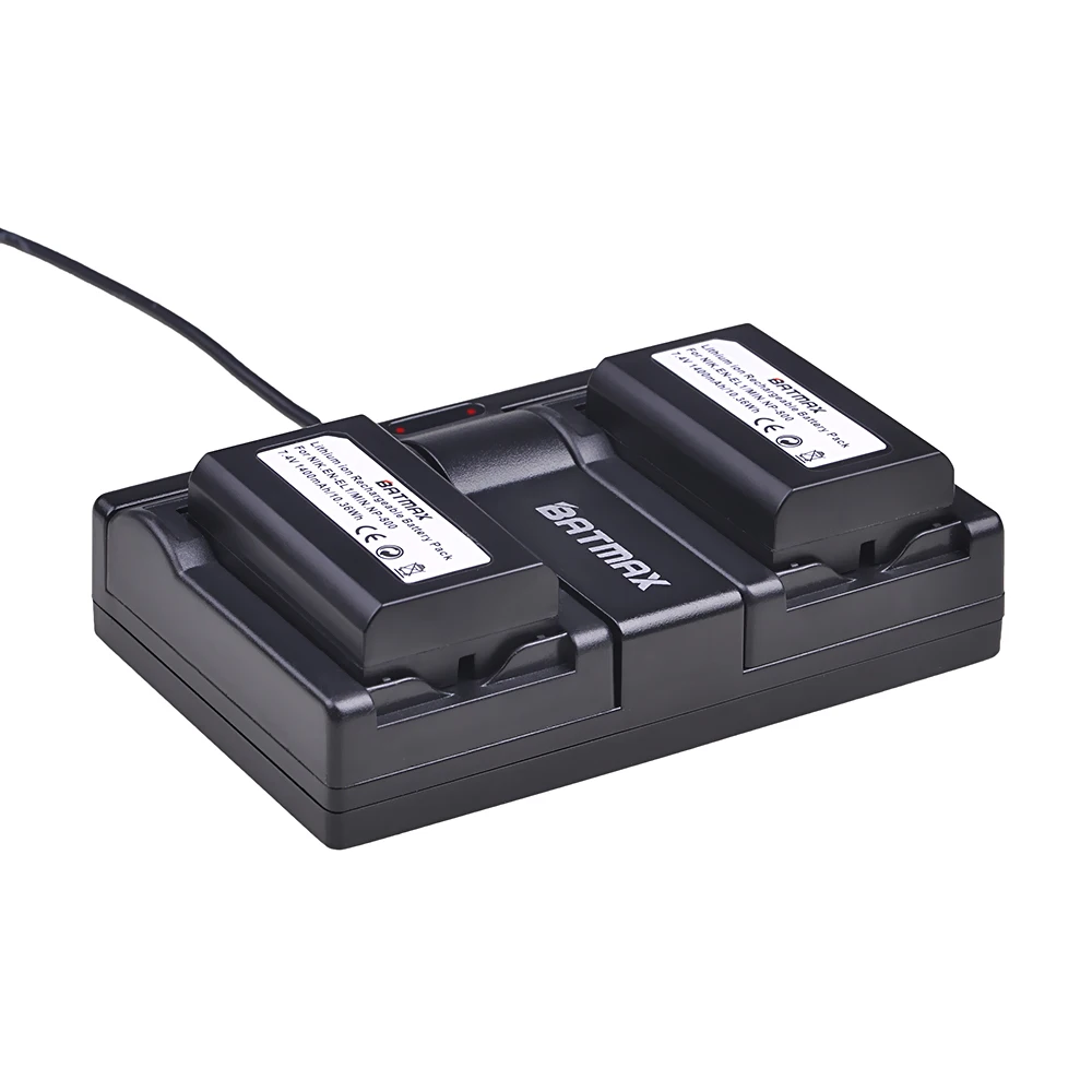 2 шт. EN-EL1 ENEL1 батарея+ USB два слота Зарядное устройство для Nikon Coolpix 500 775 880 885 990 995 4300 4500 4800 5000 5400 5700 8700