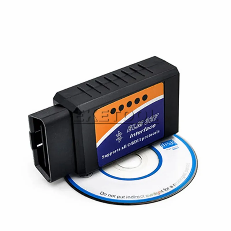 OBD2 ELM327 Bluetooth V2.1 беспроводной OBD/OBDII Диагностика ELM 327 V2.1 работает для Android/PC поддерживает 7 протоколов