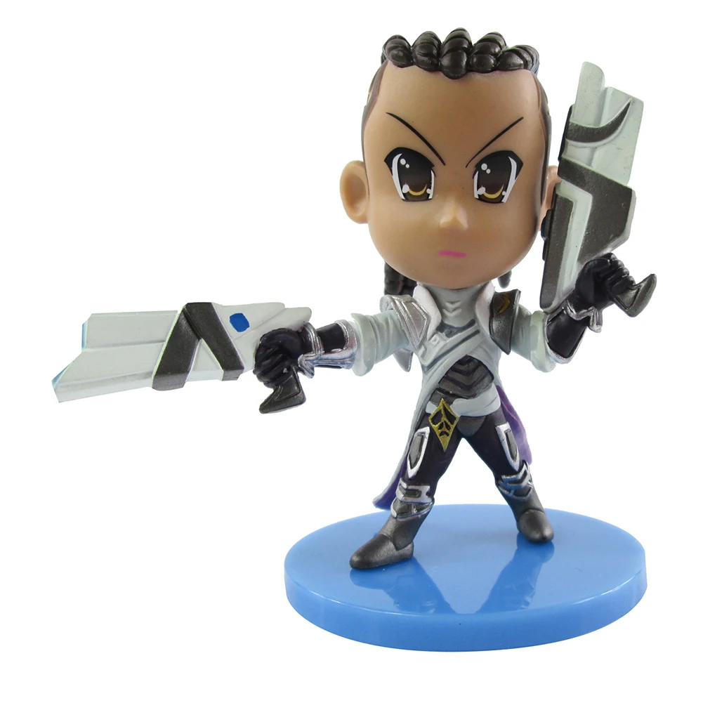ELBCOS 7 е Leona Nidalee Jayce Lucian Vi Ryze 8 см/3 &quotФигурки игрушки модель GK гаражные наборы с