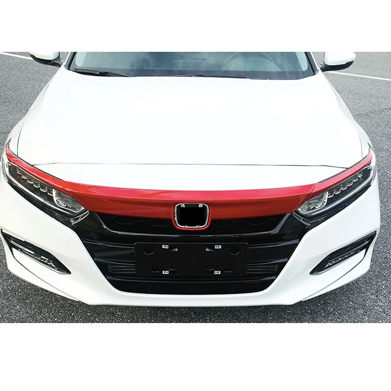 Передняя крышка бампера для Honda Accord 2018 2020 глянцевый черный/красный/углеродное