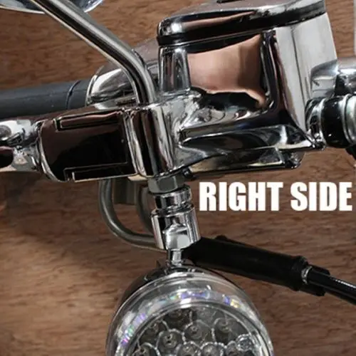Хромированный поворотный сигнал комплект с креплением для Harley Softail Fatboy Street Bob FLSTFB