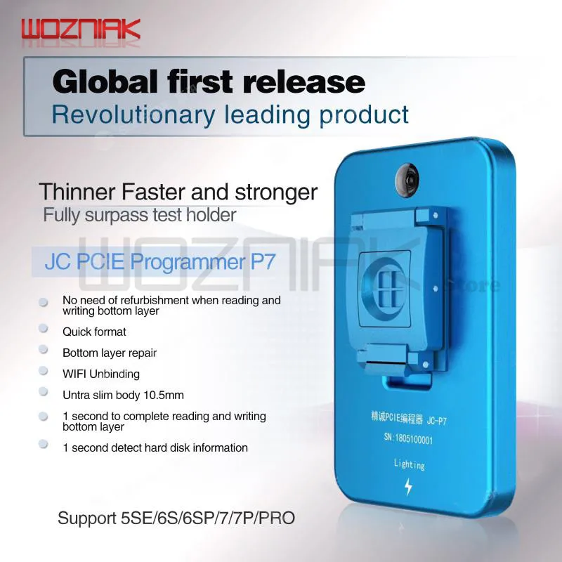 Программатор woaniak JC Pro1000S P7 PCIE NAND 32/64 бит модуль для чтения и записи HDD iPhone 7 P 6 6S 6P 6SP 5