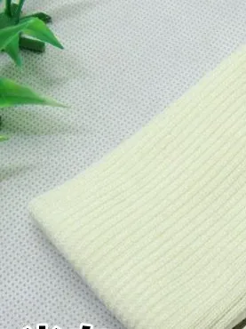 40 см* 6,5-7 см красочные бесшовные трикотажные упругие резьбовые манжеты для женщин пальто брюки Куртки Швейные diy accessories1754 - Цвет: beige