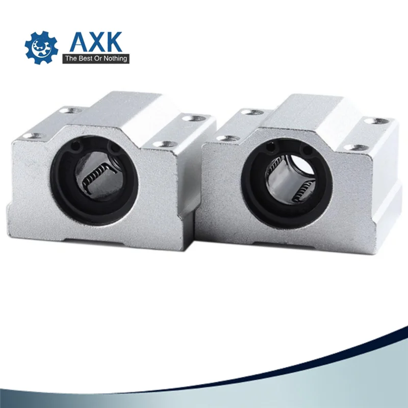 2 шт./лот SC10UU SCS10UU 10 мм линейный Шарикоподшипниковый блок CNC роутер с LM10UU втулкой