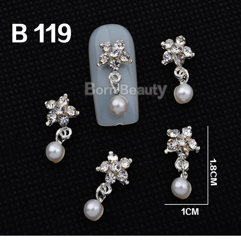 10 шт./упак. модный бант в форме сердца Сплав 3d прозрачный горный хрусталь для