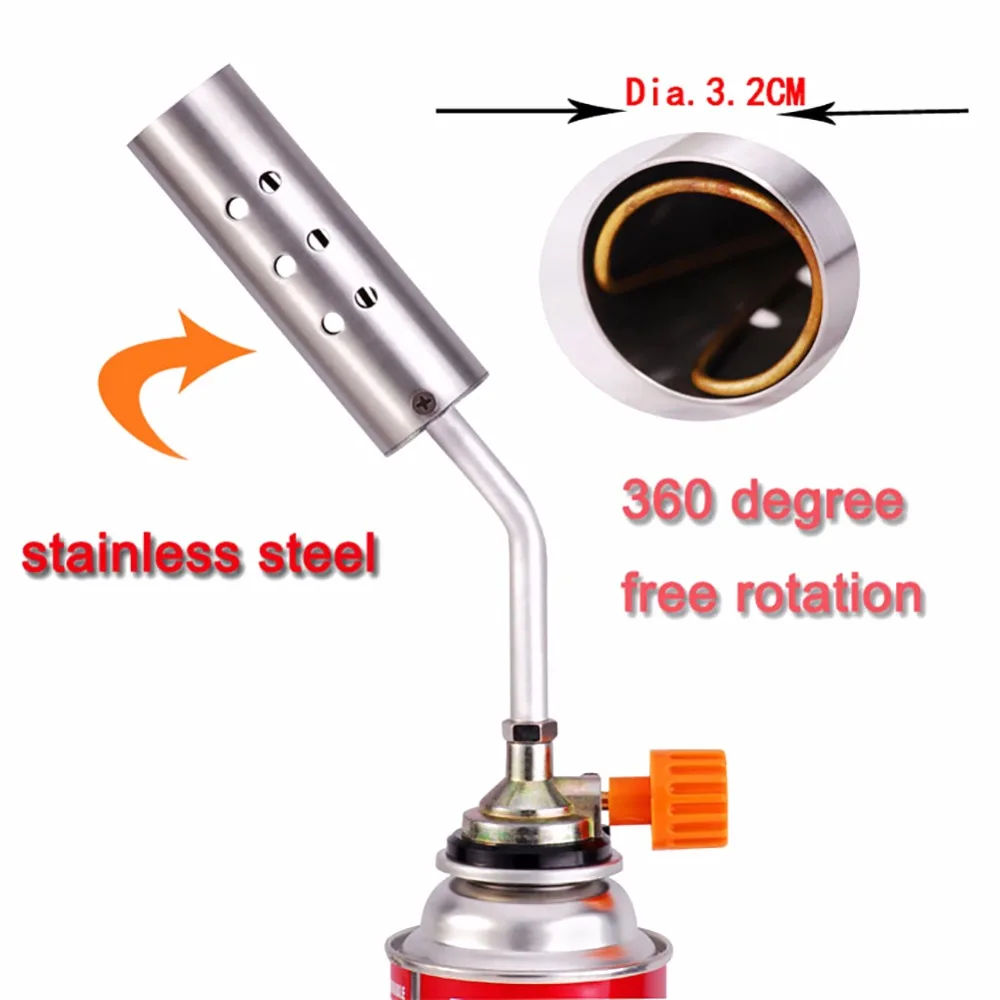 Портативный газовый реактивный фонарь зажигалка для пистолета сварка Кемпинг