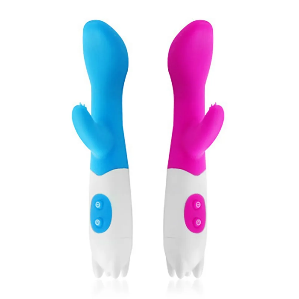 Женский G Spot двойной вибратор силиконовый AV Массажная палочка игрушка для