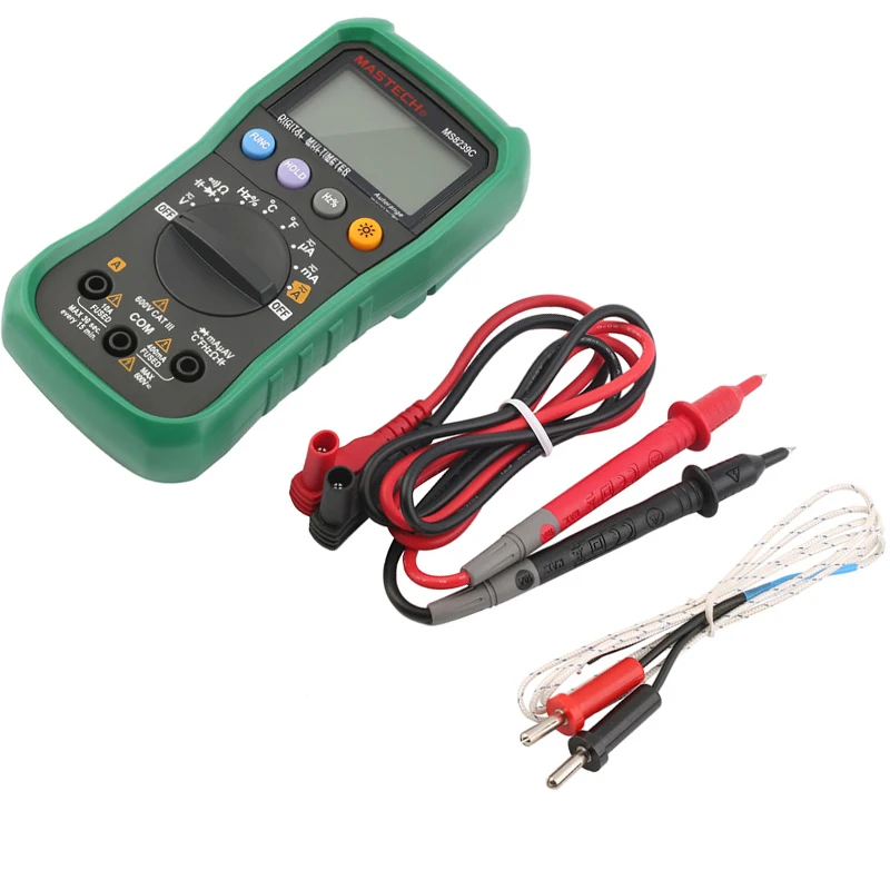 Портативный Цифровой Мультиметр Mastech MS8239C с автоматическим выбором диапазона