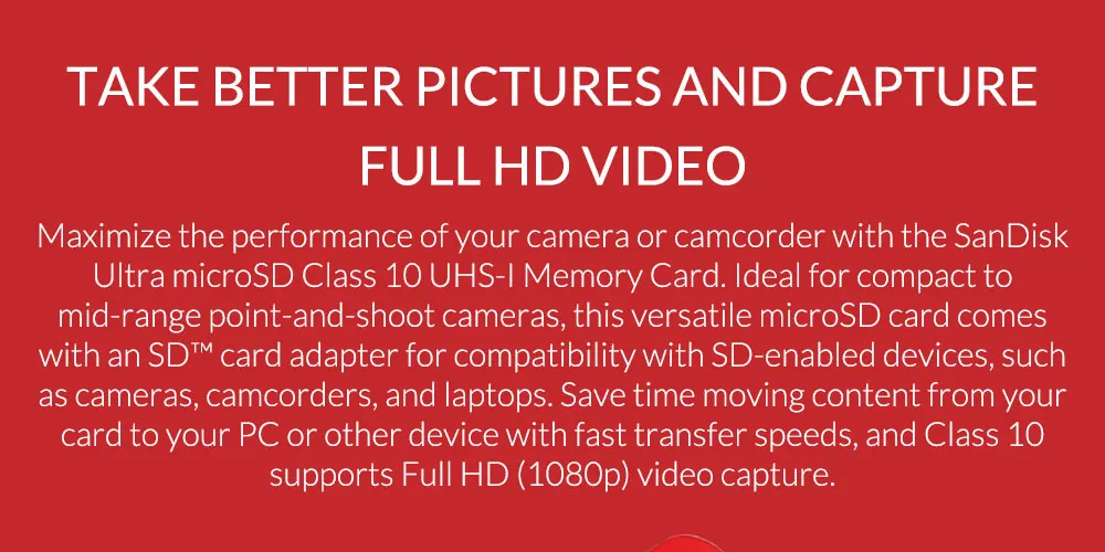 Двойной Флеш-накопитель SanDisk micro SD карт ультра microSDHC UHS-I слот для карт памяти 32 Гб U1 C10 A1 98 МБ/с. TF карта для смартфона Камера планшет с адаптером селфи-Стик