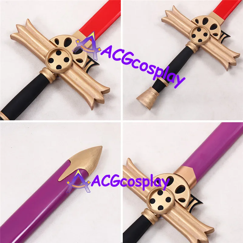 ACGcosplay Seraph of the End Mikaela Hyakuya Sword with Sheath prop Cosplay Prop PVC made | Costume Props