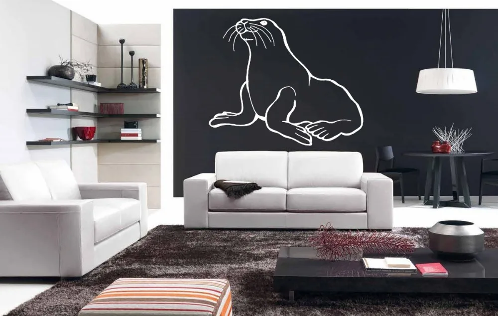 

Виниловые наклейки на стену для детской комнаты, с рисунком под водой