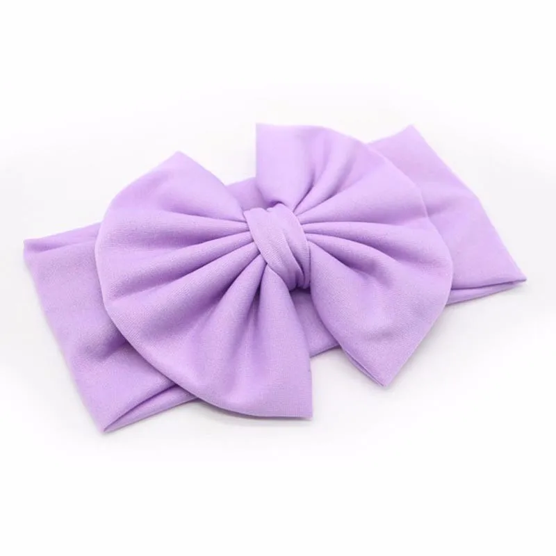 Purple Headband Весенне-осенняя хлопковая детская шапка для девочек и мальчиков, для новорожденных в богемном стиле, стильная шляпа для малыша, аксессуары для новорожденных, реквизит для фотосессии - Цвет: Purple Headband