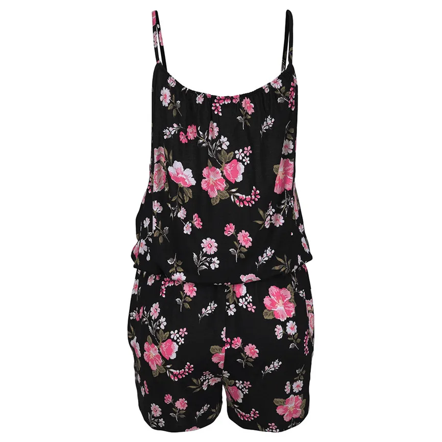 SAGACE Womens Elegant Rompers Jumpsuit Holiday Mini Playsuit Ladie Printed Summer Shorts Sleeveless Plus Size %9 | Женская одежда