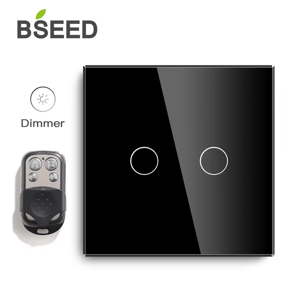 Беспроводной сенсорный диммер Bseed EU двухканальный дистанционный светодиодный с