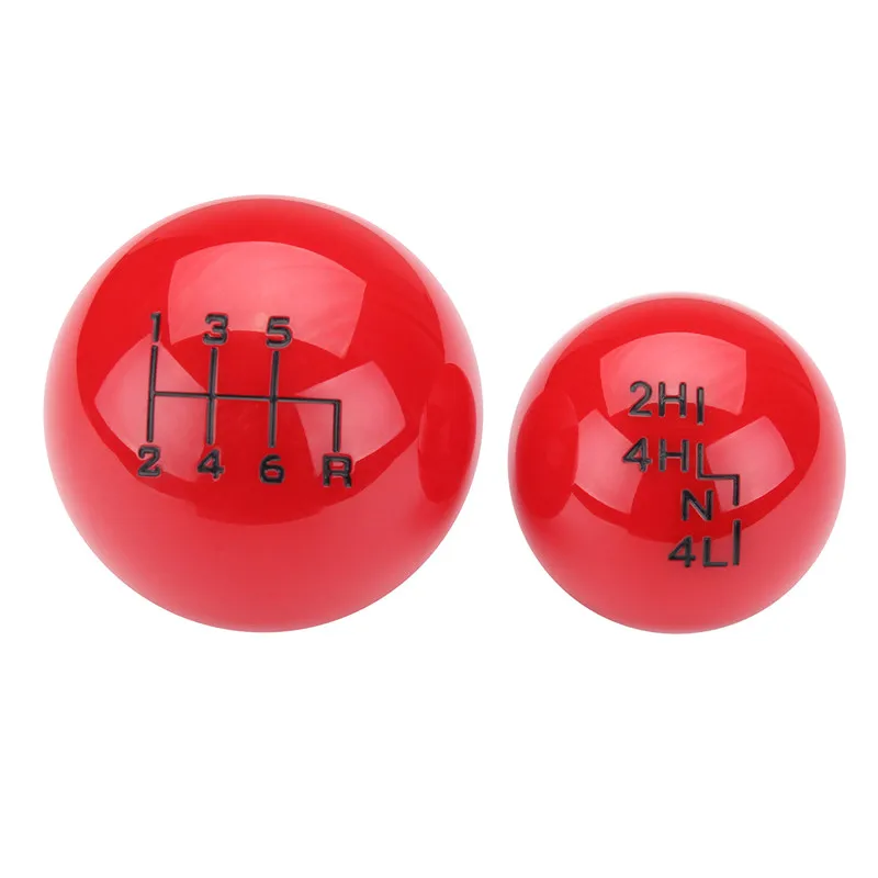 Gearknob n Transfer 6 скоростей, чехол, ручка переключения передач для JEEP YJ TJ JK, ручка переключения передач, рычаг переключения, ручка, головной убор, комплект,, черный, белый, синий, красный - Название цвета: Gearknob n Transfer