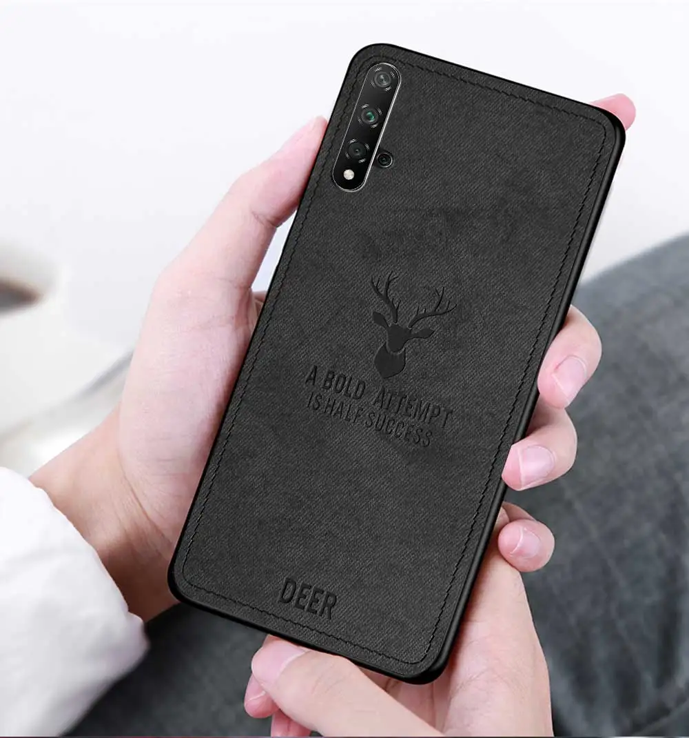 Keajor чехол для телефона для huawei honor 20 pro Чехол классическая ткань бампер мягкая силиконовая рамка задняя крышка для huawei honor 20 20pro