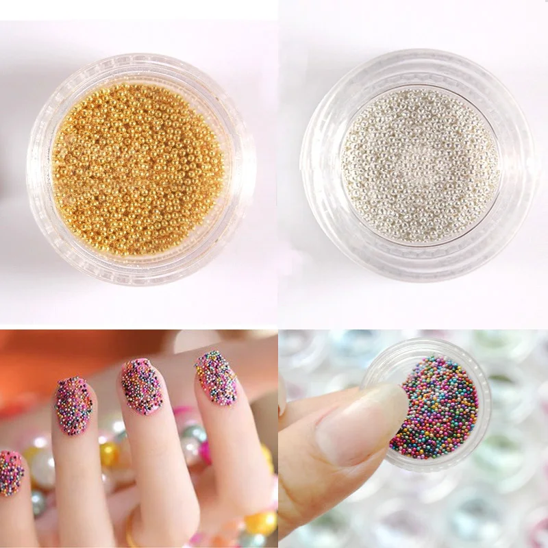 Горячий шарик для ногтей икра цвет инструменты DIY Ювелирные изделия стальные