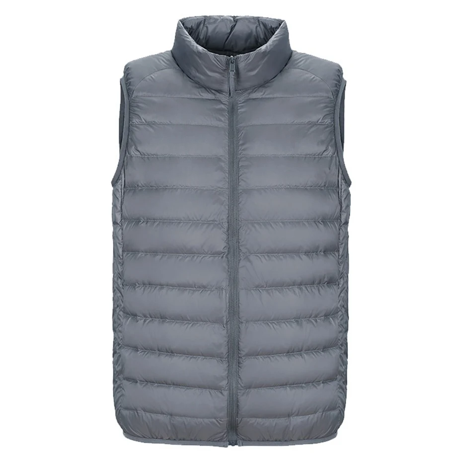 Мужская парка без рукавов ZOGAA Повседневная теплая хлопковая на молнии 2019 | одежда