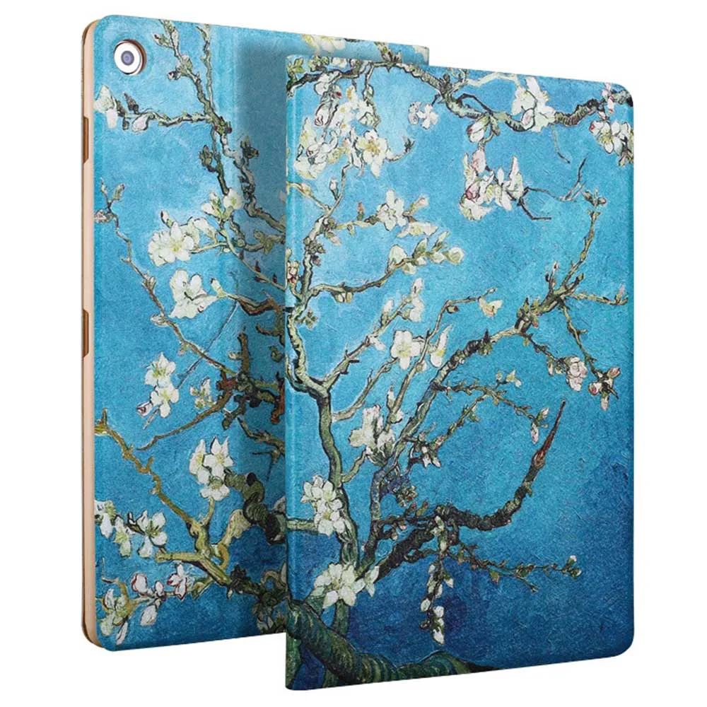 

Painted Case for Huawei MediaPad M5 10.1" 8.4" PU Leather Auto Smart Tablet Protective Hard Case Cover for Huawei MediaPad M3 8"