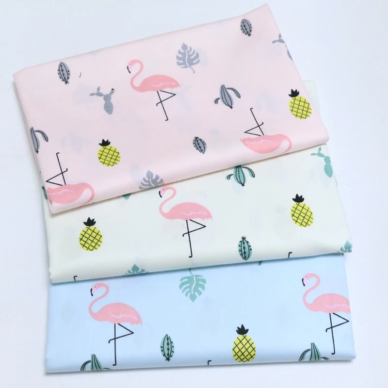 50x160 см ширина абсолютно новая 3 вида цветов Милая хлопковая ткань с принтом