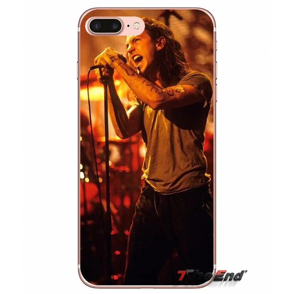 Eddie Vedder Pearl Jam plays Music Case For Samsung Galaxy S3 S4 S5 MINI S6 S7 edge S8 Plus Note 2 3 4 5 Grand Core Prime | Мобильные