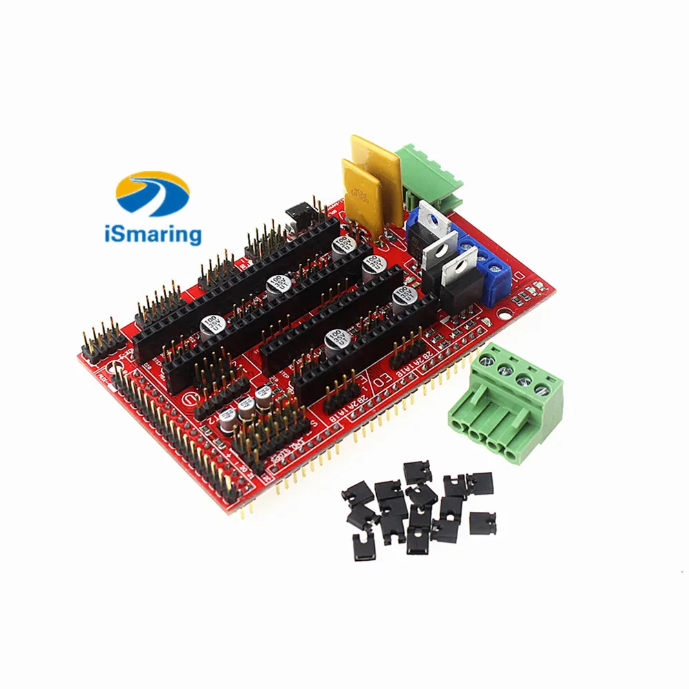 Официальный контроллер iSmaring 2560 R3 + 1 RAMPS 4 шт. модуль шагового драйвера A4988 комплект