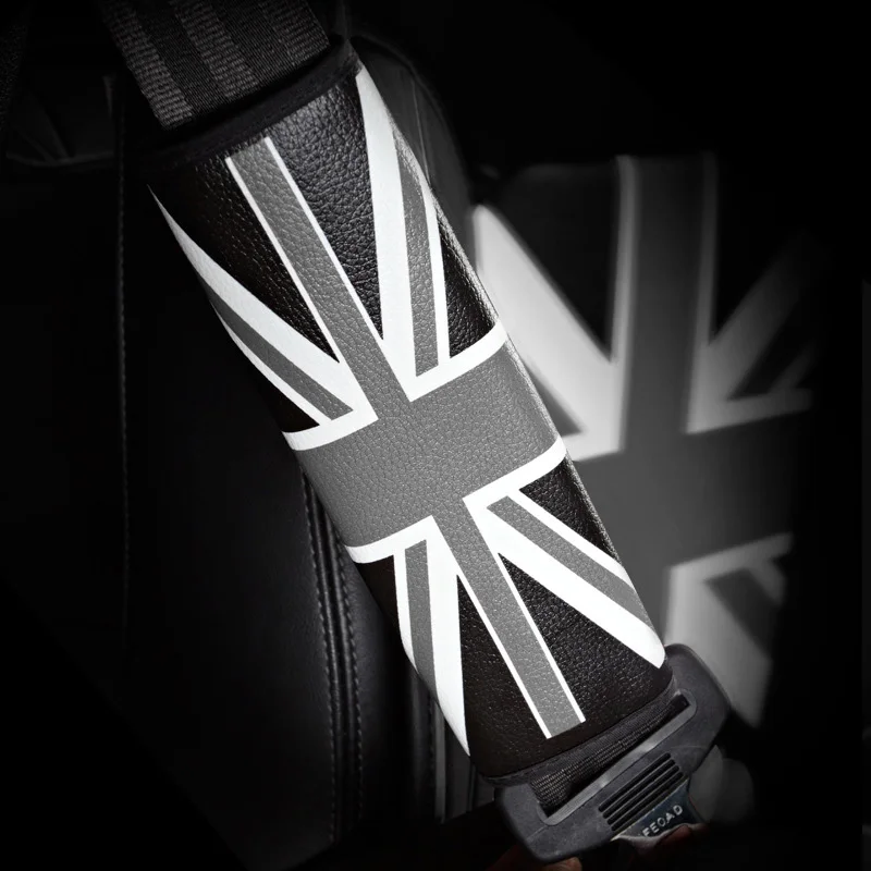 Grey Union Jack Полиуретановая защитная накладка на плечи для MINI Cooper JCW One S Countryman Clubman F55 F56 F60 R60 R56 R55 автомобильные аксессуары - Название цвета: Grey Union Jack