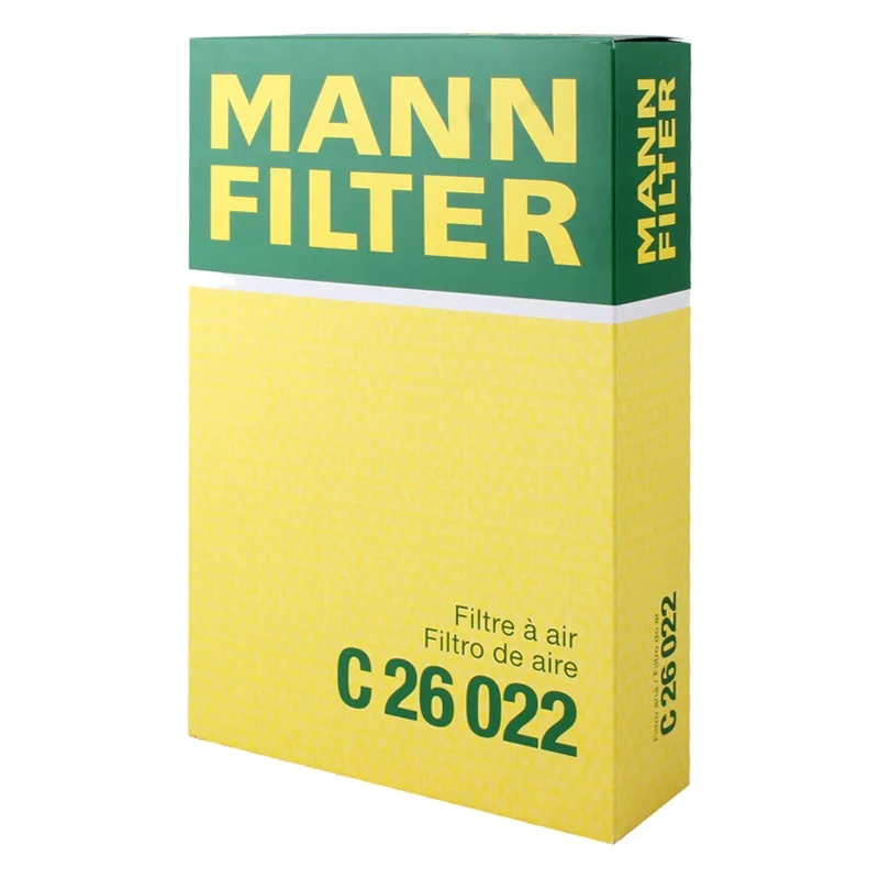 Mannfilter автомобиль воздушный фильтр c26022 для Hyundai ix25/elantra1.6l 1.8l/KIA K3 1.6l/1.8l/k3s 1.6l /2.0l