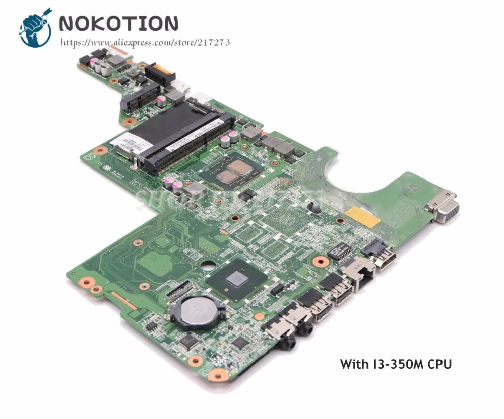 Материнская плата NOKOTION для ноутбука HP материнская Compaq G62 CQ62 основная процессора