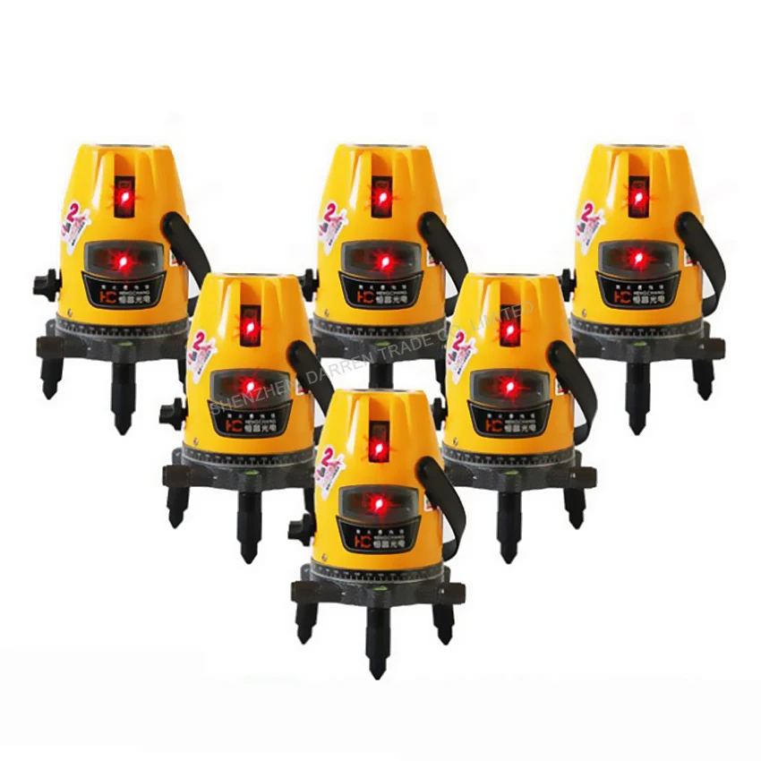 

1PC GP-QDX(235) Laser level meter 2 lines 360 degree Infrared ray measuring instrument 5MW 220 v HOT SALE
