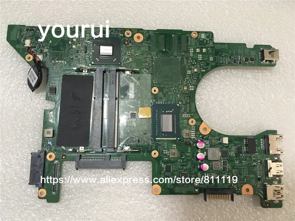 Yourui для Dell материнская плата Inspiron 14z 5423 MRRJR 0MRRJR cn-0MRRJR SR0N8 i5-3317U DDR3 интегрированная 100%
