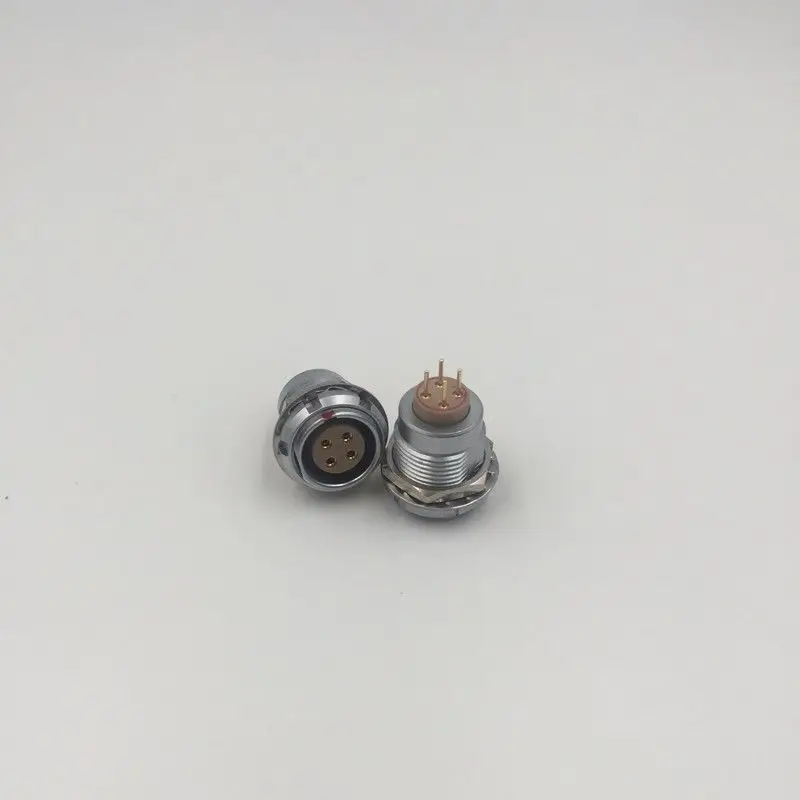 LEMO металлический круговой разъем ECG 2B 2 3 4 5 6 7 8 9 10 14 16 18 19 контактный две гайки