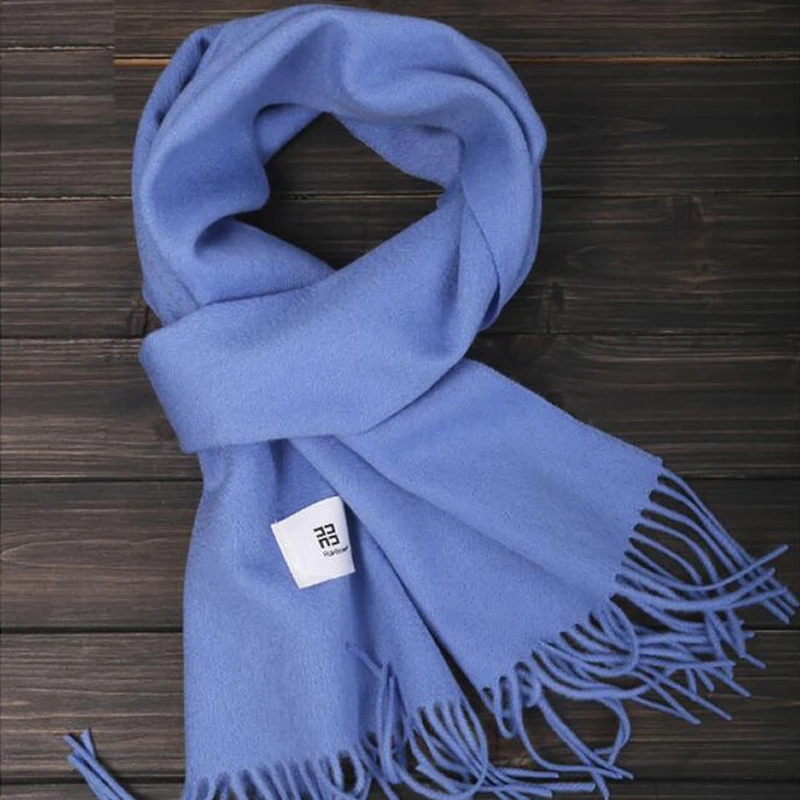Кашемировый шерстяной шарф женская мягкая теплая шаль из натуральной ткани