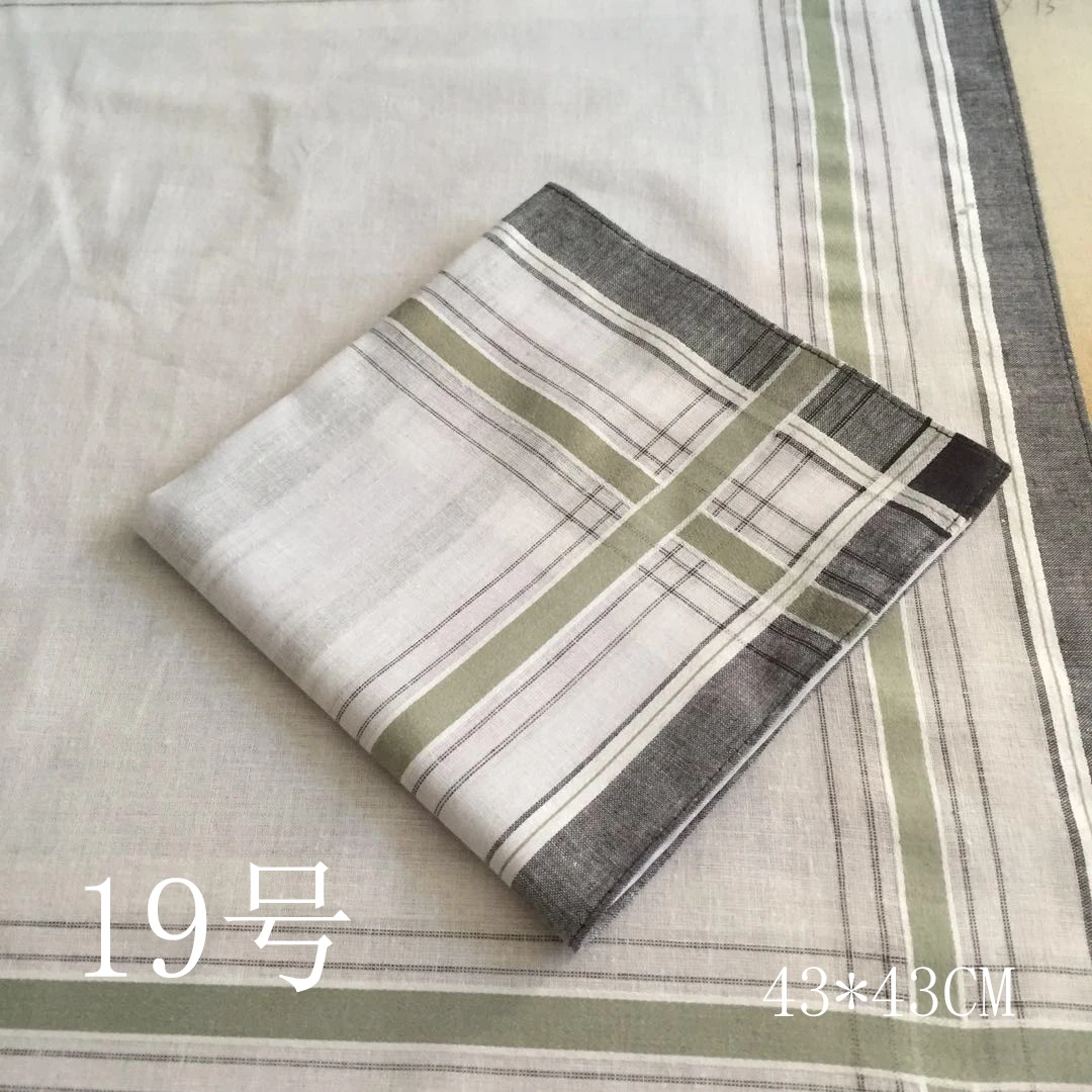 43x43cm Fancy Fashion Square Suit Hankie Cotton Multi-Pattern Casual Men's Handkerchief