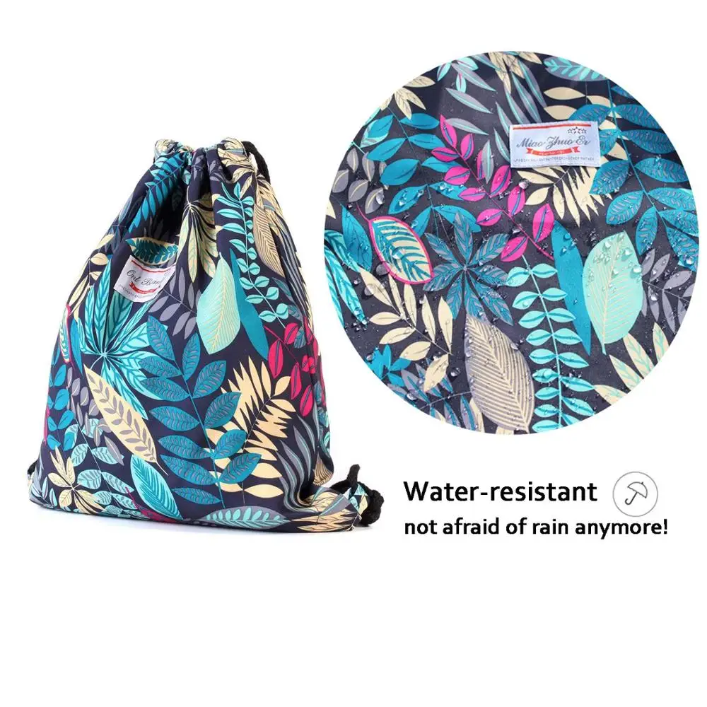 Спортивная водонепроницаемая сумка на шнурке для женщин и девочек рюкзак