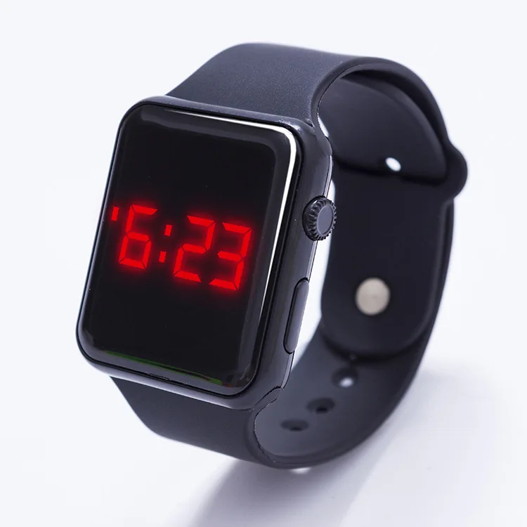 Модные женские часы спортивные цветов дополнительно цифровой дисплей LED